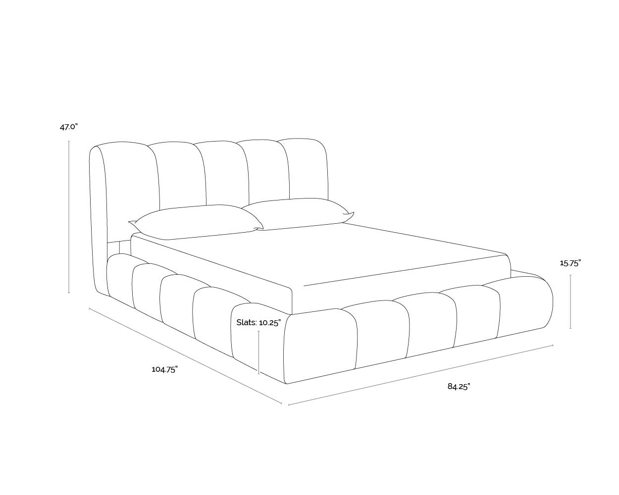 Sunpan Olena Bed