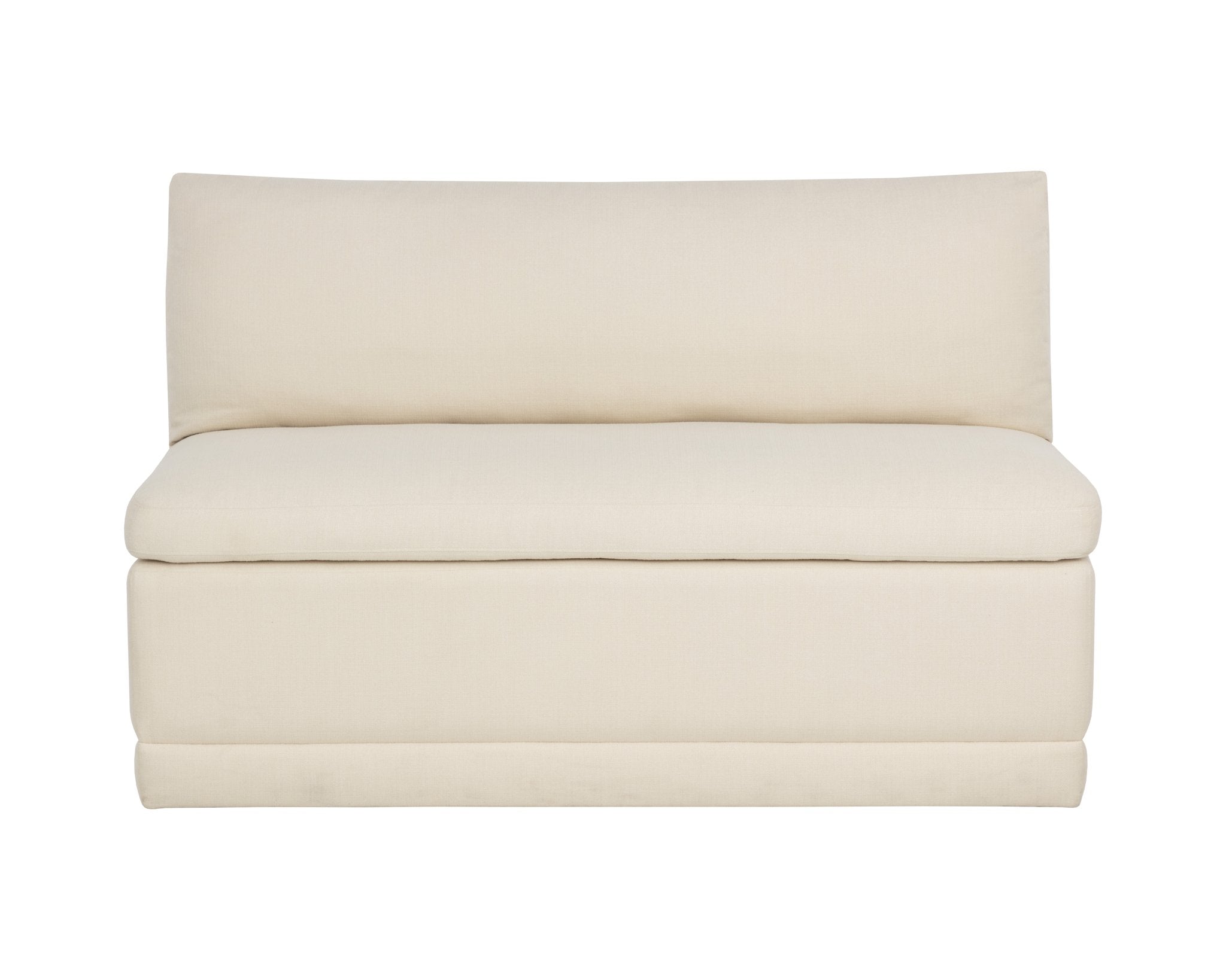 Sunpan Donatella Banquette Zenith Alabaster