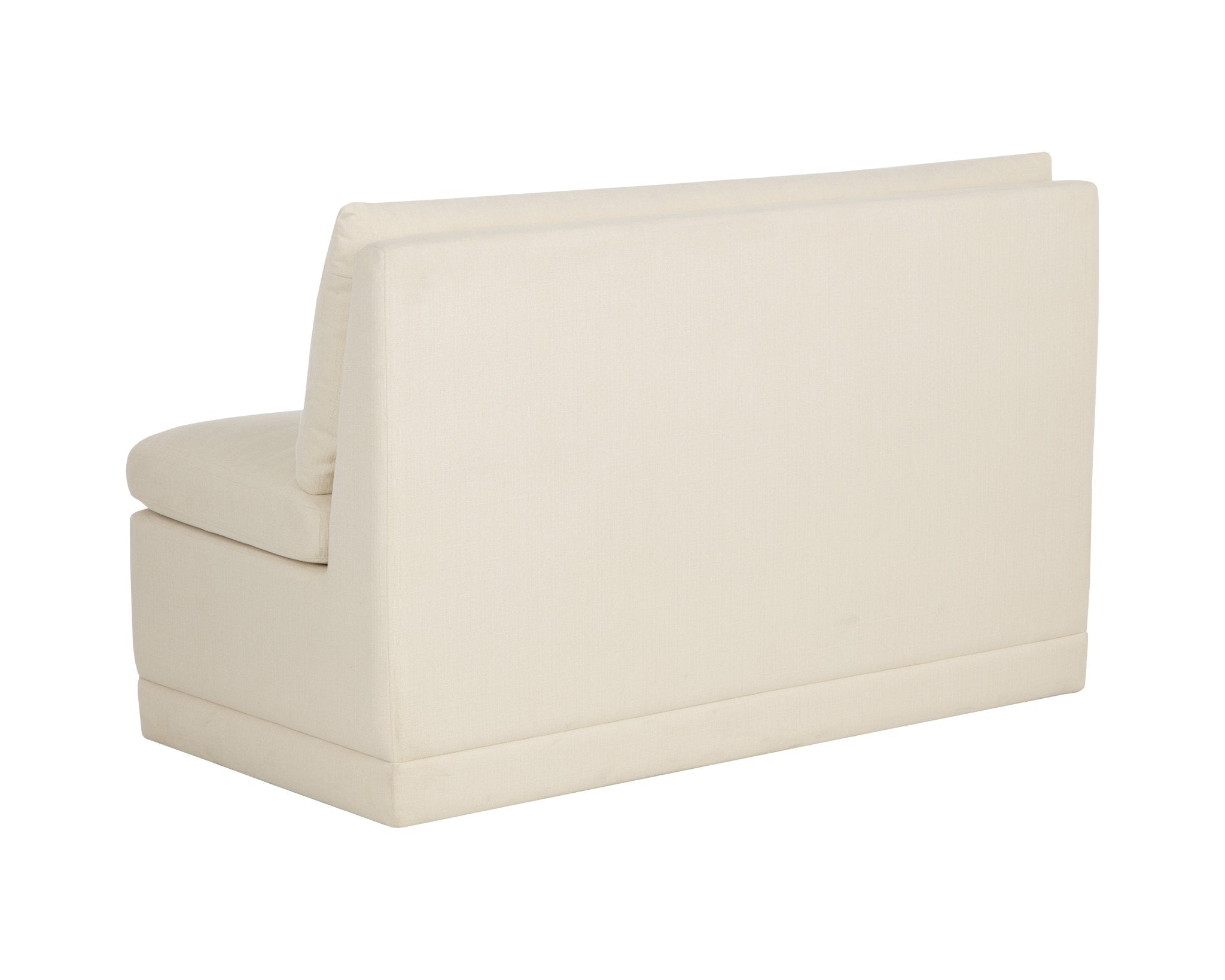 Sunpan Donatella Banquette Zenith Alabaster