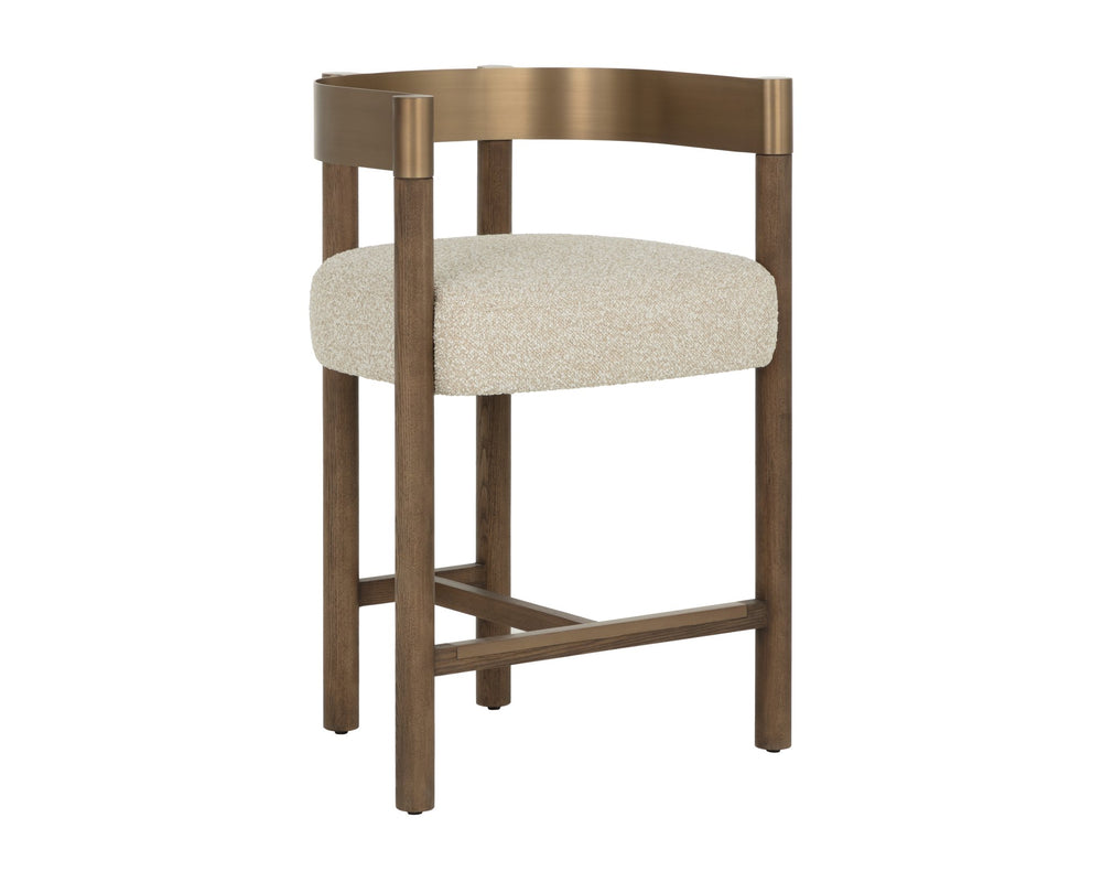 Sunpan Manolo Counter Stool Santa Cruz Oatmeal