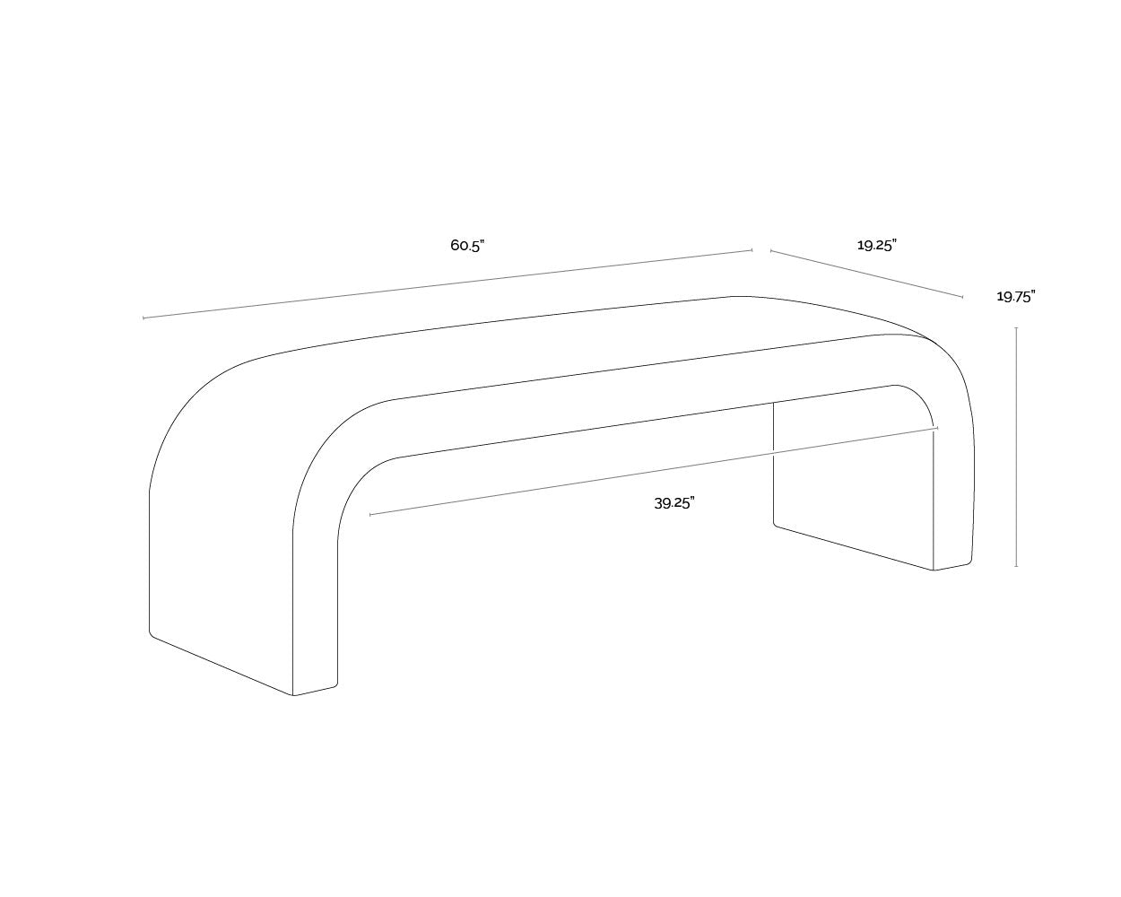 Sunpan Nahara Bench