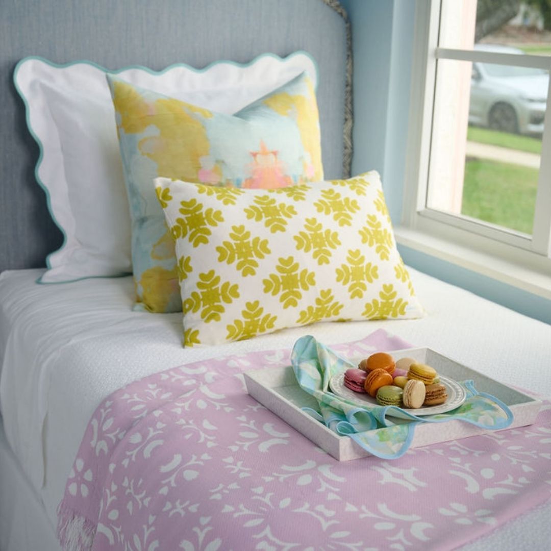 Laura Park Brushstrokes Citrine Pillow