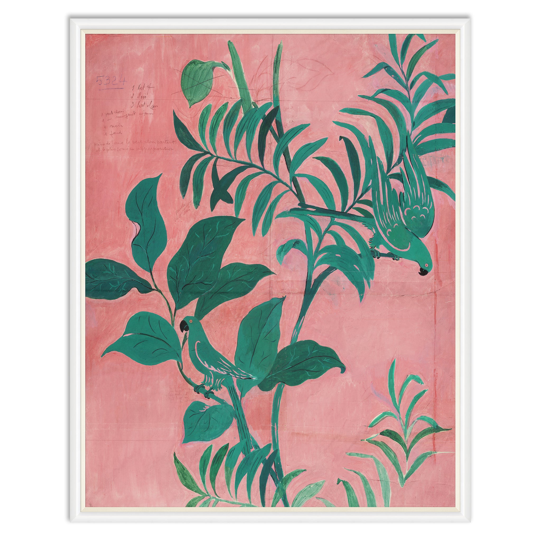 Paule Marrot Pink Birds Art