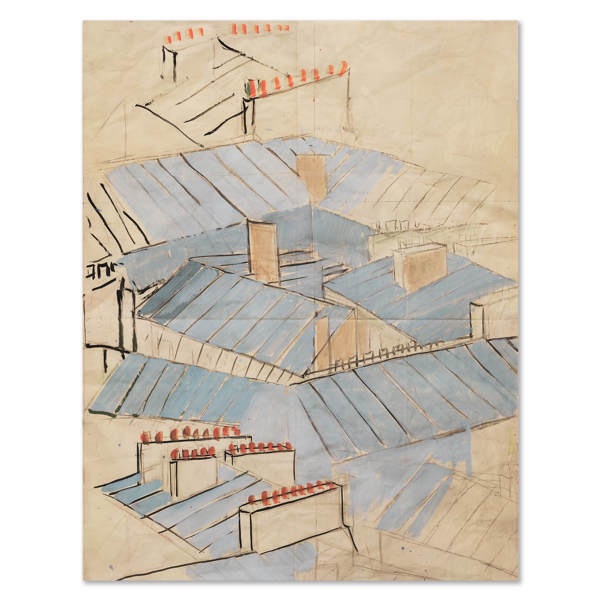 Paule Marrot Rooftops Art