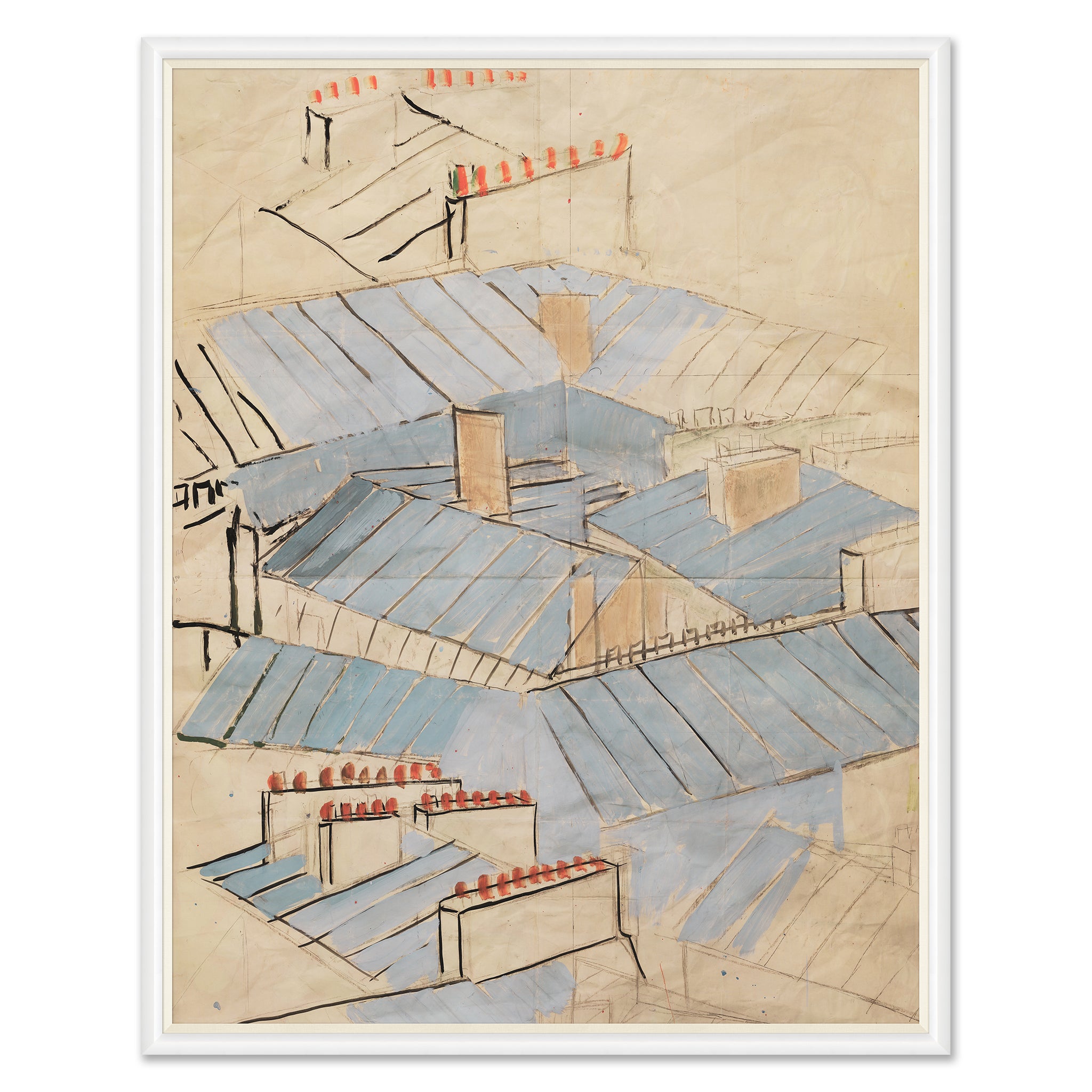 Paule Marrot Rooftops Art