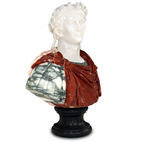 Currey And Company Cristos Marble Bust Sculpture