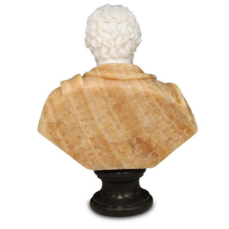 Currey And Company Thanos Marble Bust Sculpture