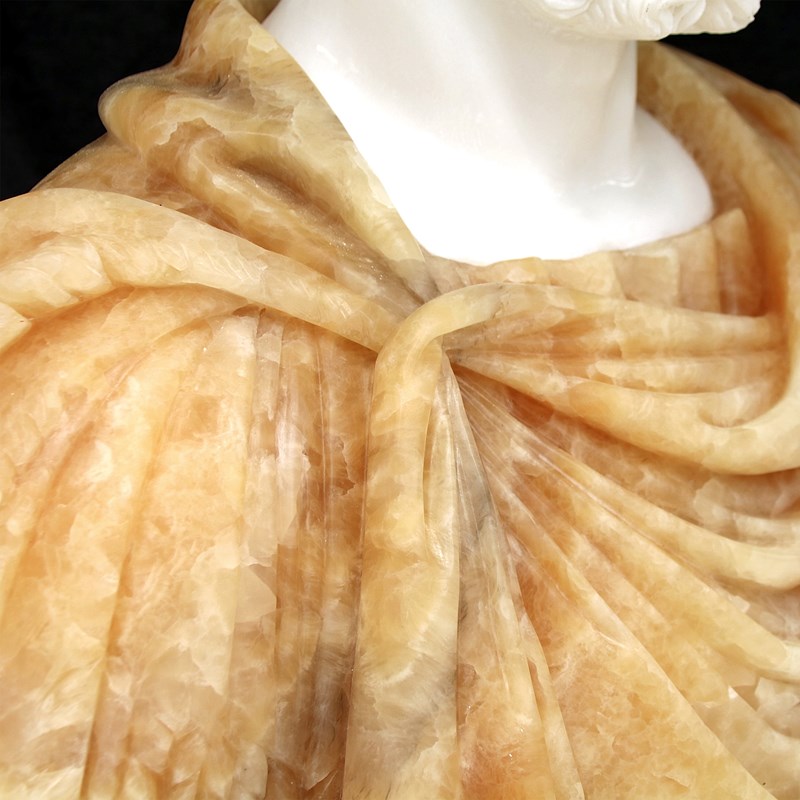 Currey And Company Thanos Marble Bust Sculpture