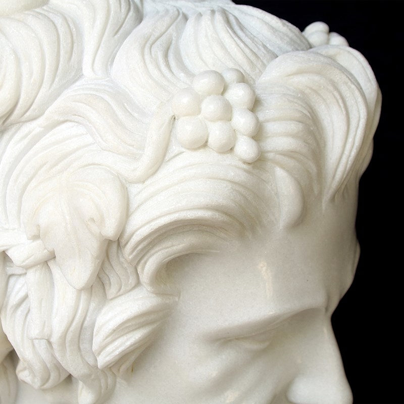 Currey And Company Hector Marble Bust Sculpture