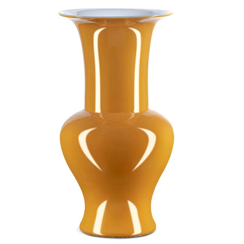 Currey And Company Imperial Yellow Corolla Vase