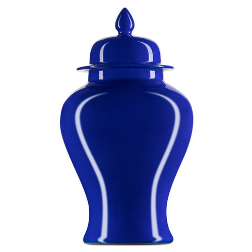 Currey And Company Ocean Blue Medium Temple Jar