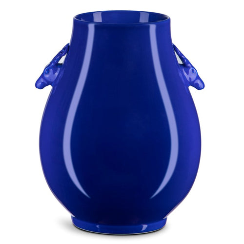 Currey And Company Ocean Blue Deer Ears Vase