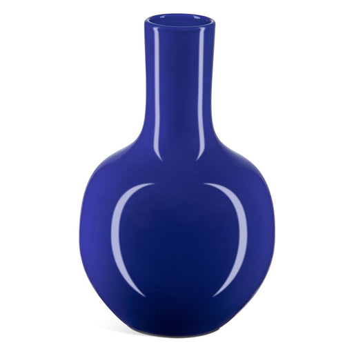 Currey And Company Ocean Blue Long Neck Vase
