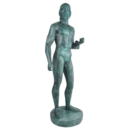 Currey And Company Standing Greek Warrior Bronze