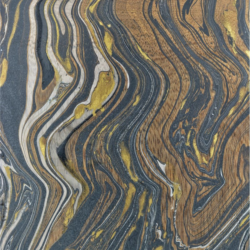 Currey And Company Brown Marbleized Tall Vase