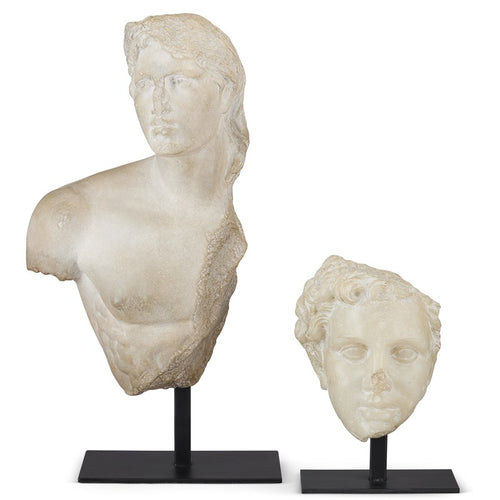 Currey And Company Greek Princess Head Fragment