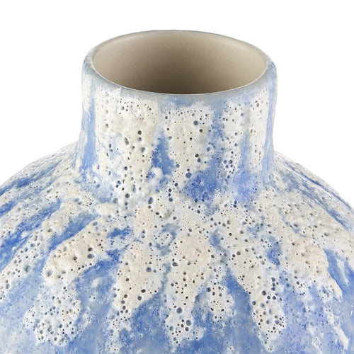 Currey And Company Paros Blue Vase Set Of 4