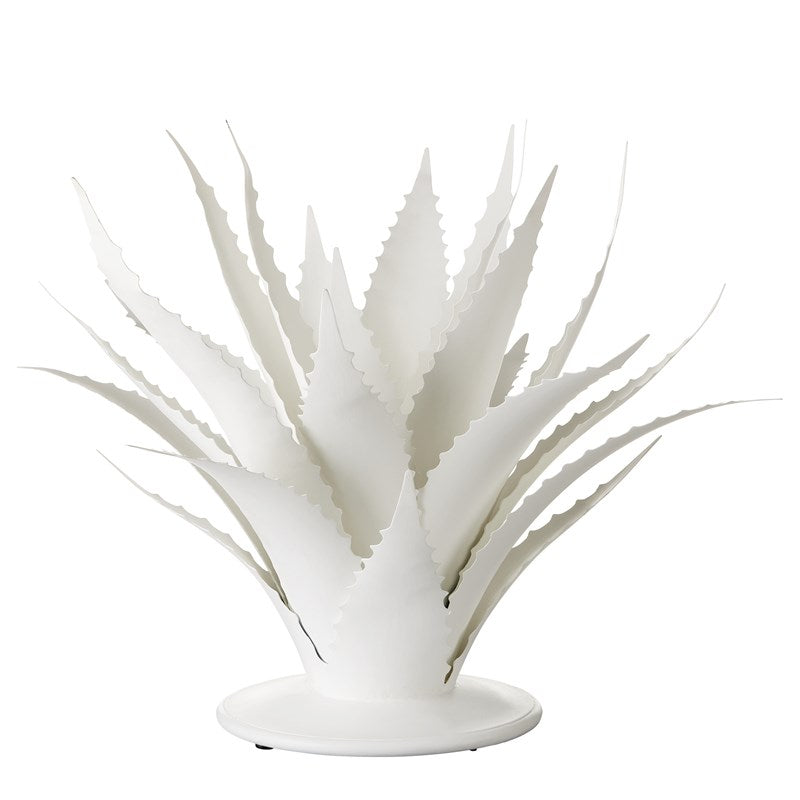 Currey And Company Agave White Objet