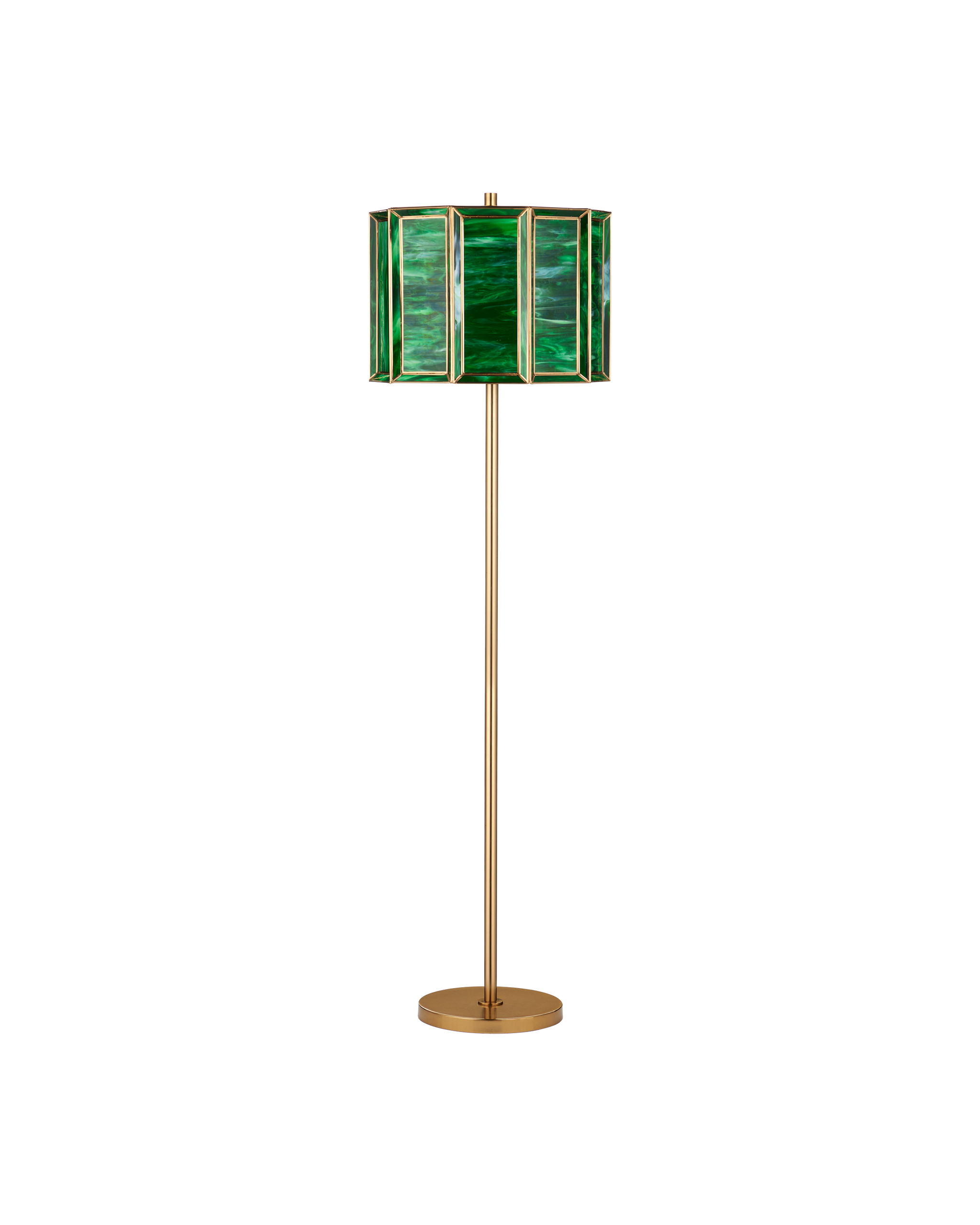 Currey & Company Daze Green Floor Lamp