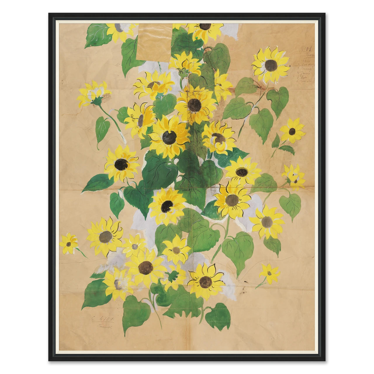 Paule Marrot Sunflowers Art