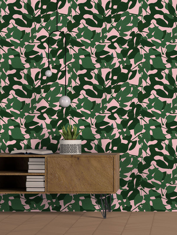 Susan Hable Leaves Wallpaper