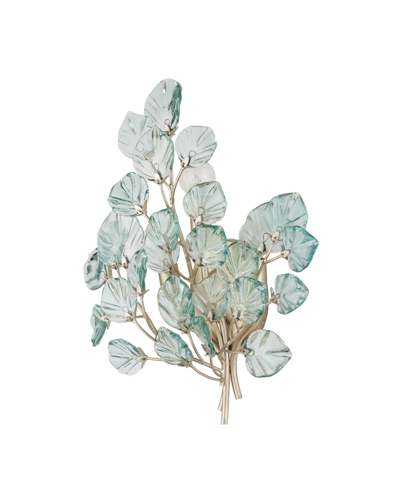 Currey & Company Baobab Silver 3 Light Wall Sconce