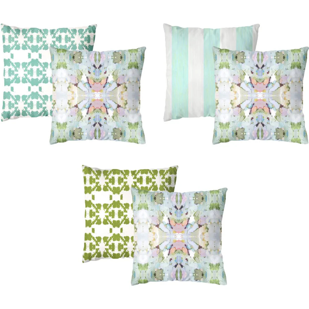 Laura Park Martini Olive Outdoor Pillow