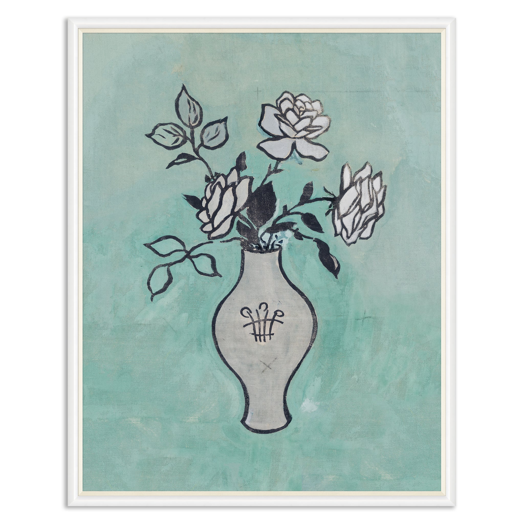 Paule Marrot Vase with Roses Art