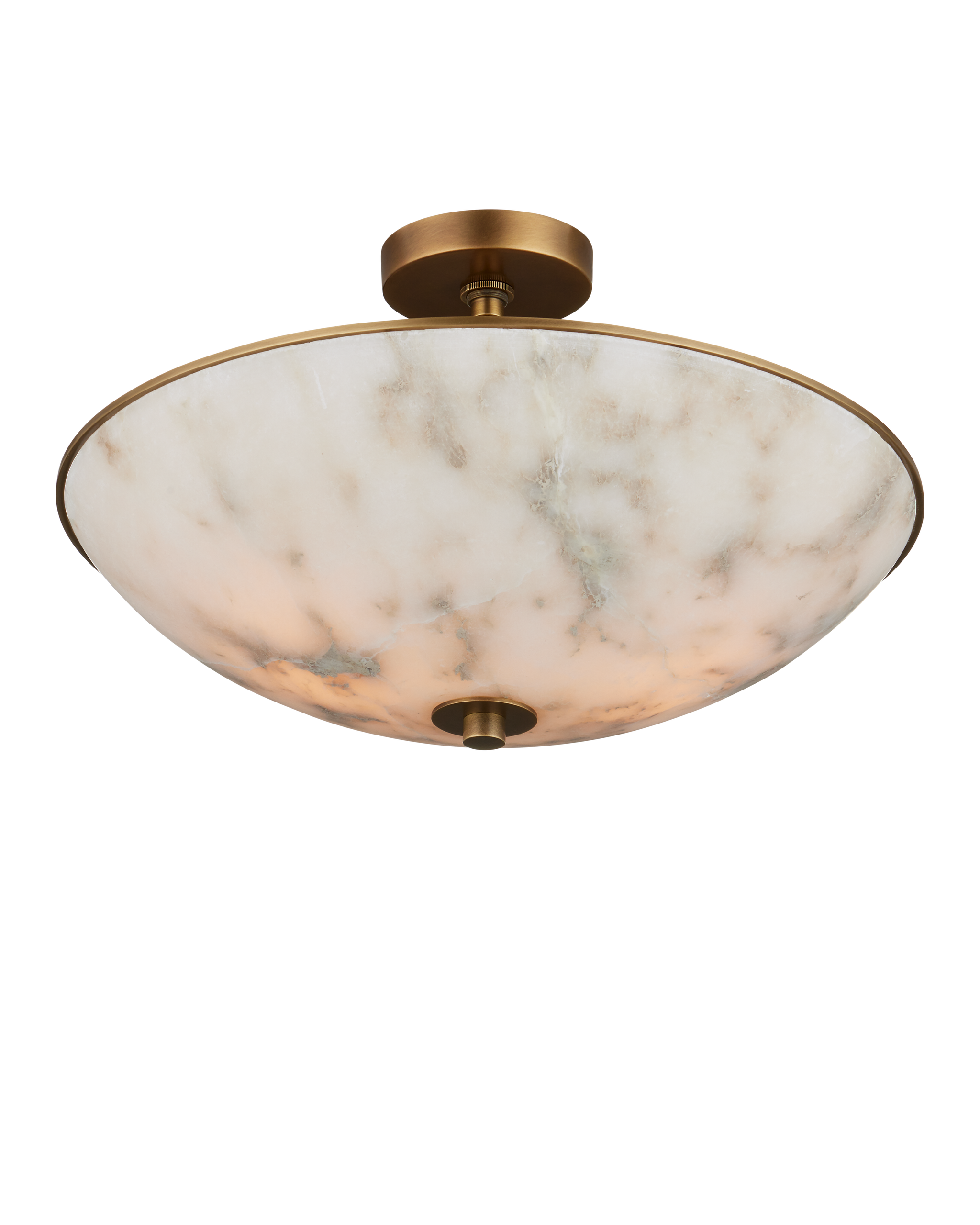 Currey & Company Volterra Small Semi Flush Mount