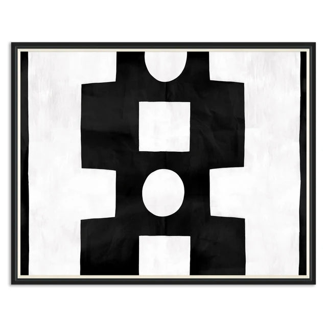 Paule Marrot Black and White Abstract Art 2