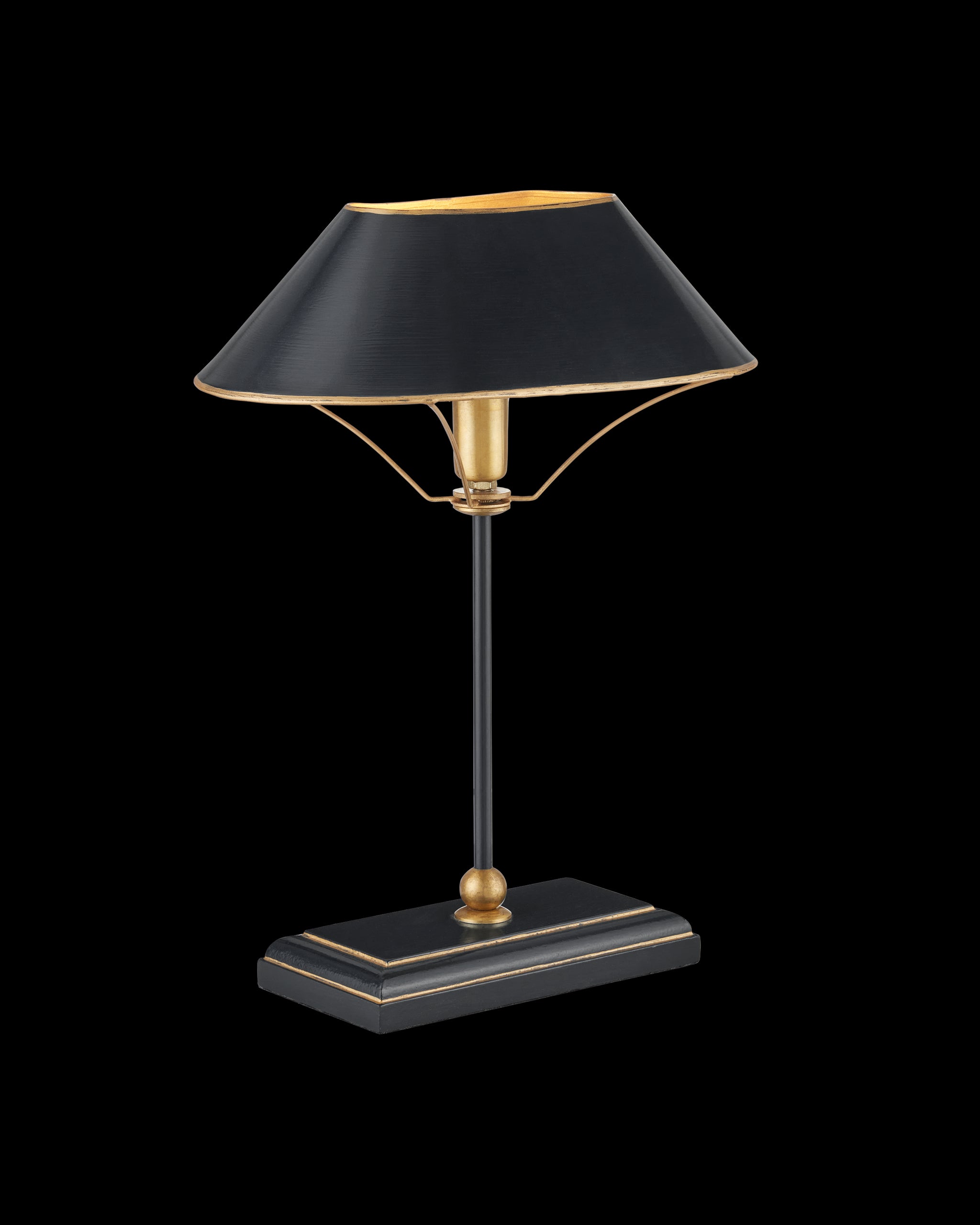 Currey & Company Daphne Black Table Lamp