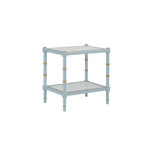 Chelsea House Conner Cane End Table Blue
