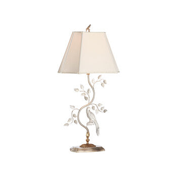 Chelsea House Crystal Bird Lamp