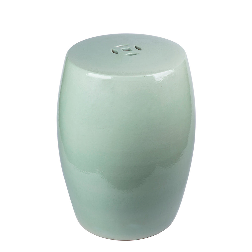 Mint Green Village Garden Stool by Legend of Asia