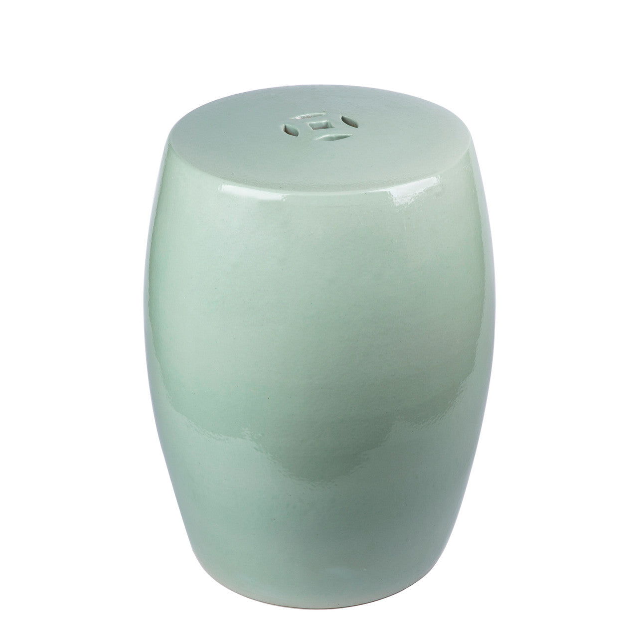 Mint Green Village Garden Stool by Legend of Asia