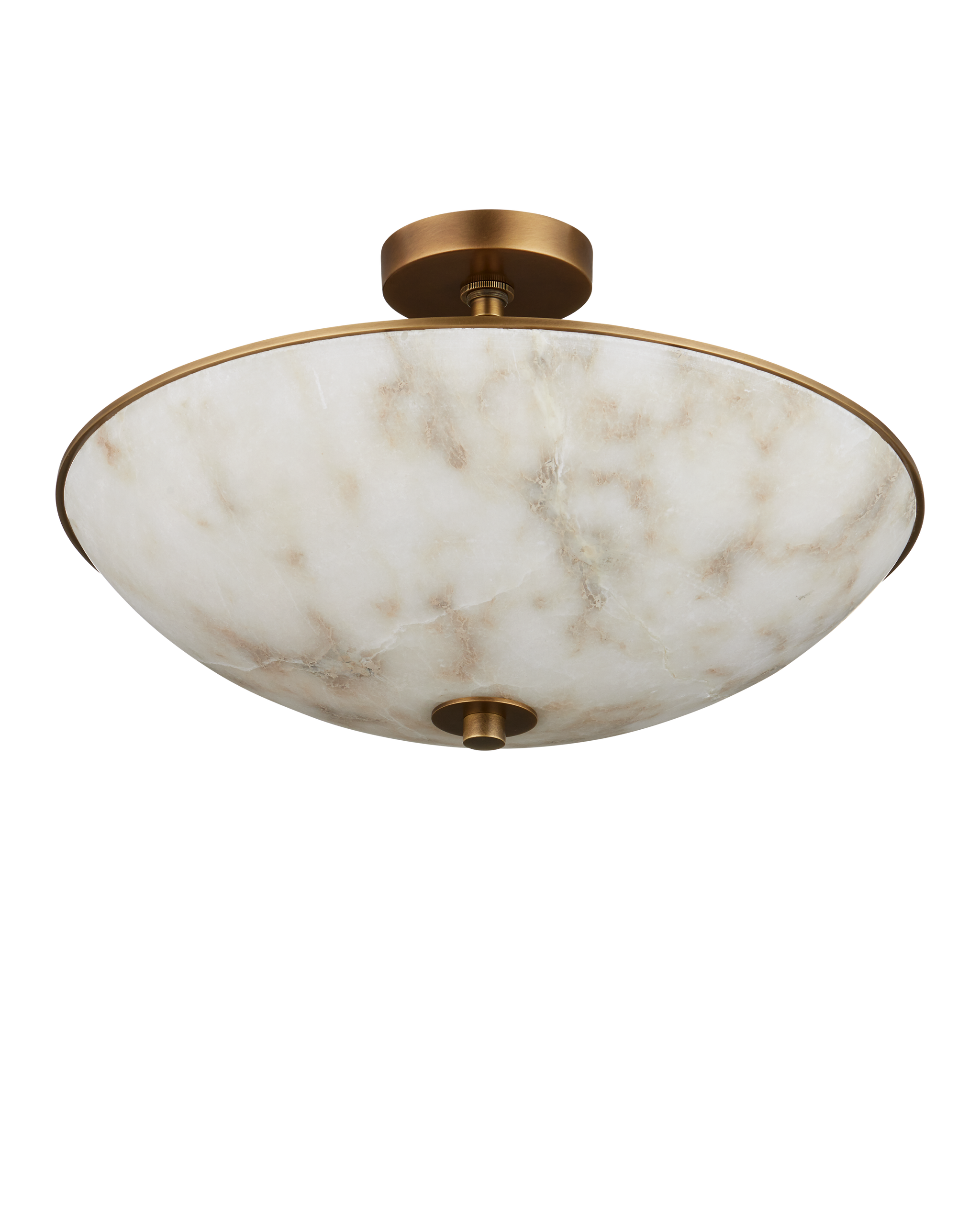 Currey & Company Volterra Small Semi Flush Mount