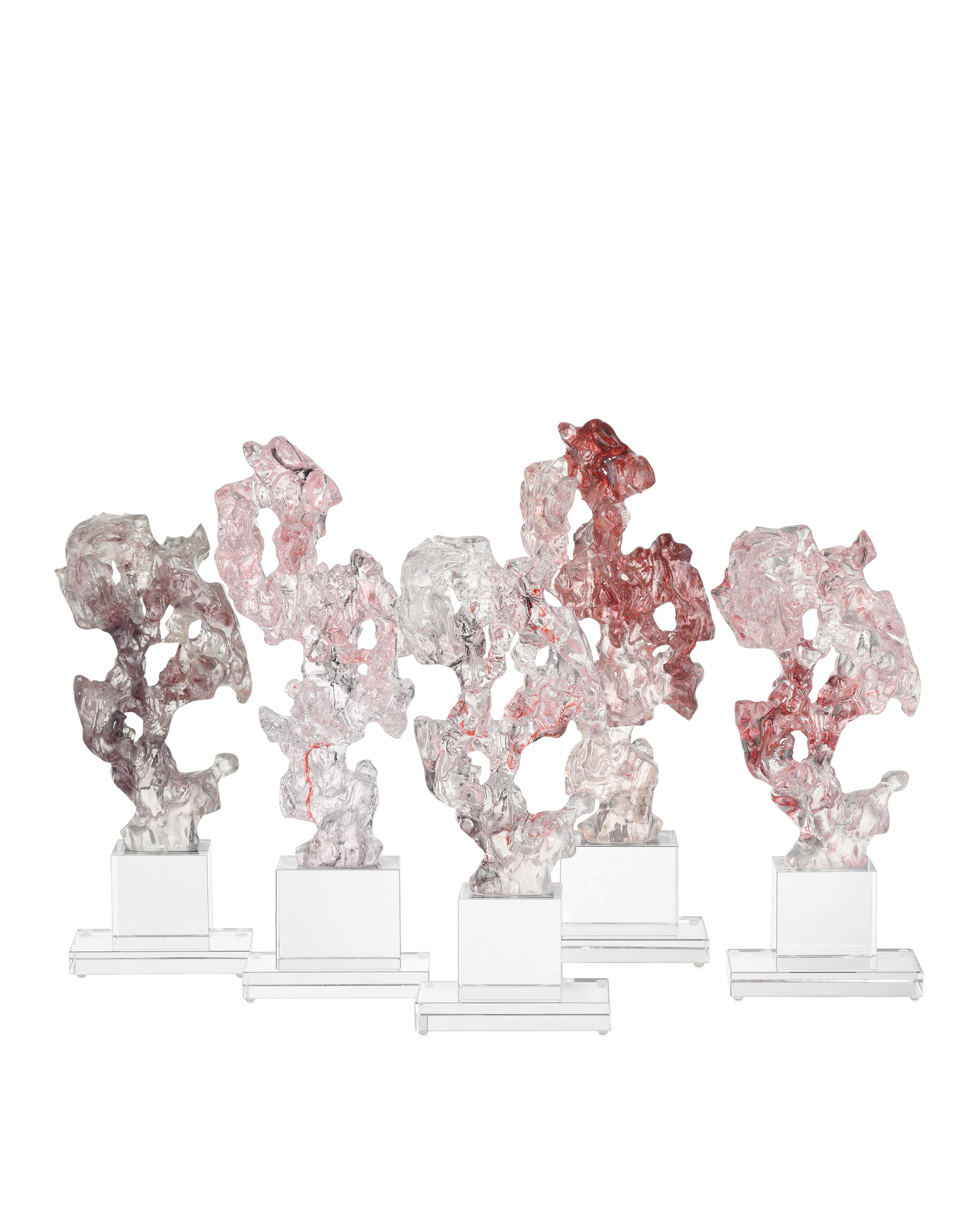 Currey And Company Faux Rock Crystal Sculpture