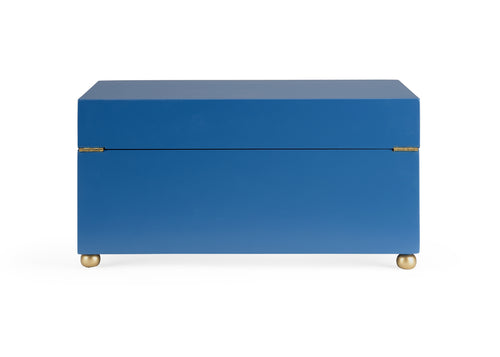 Chelsea House Medallion Box Blue/Gold (Lg)