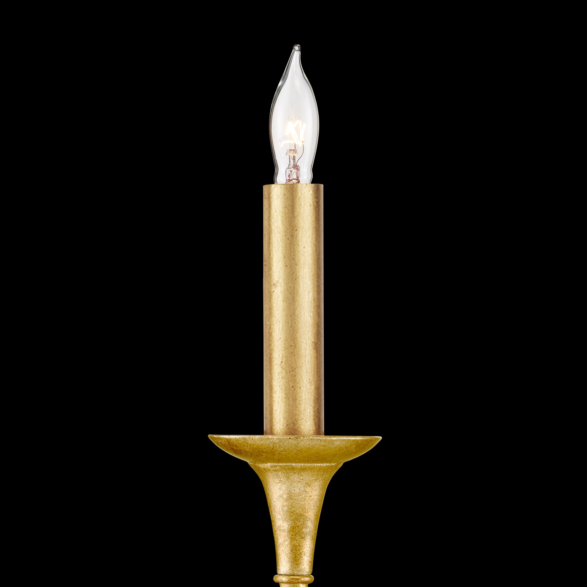 Currey & Company Nottaway Linear Gold Chandelier