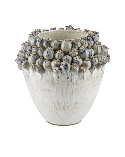 Currey & Company Poppy Pod Crown Large Vase