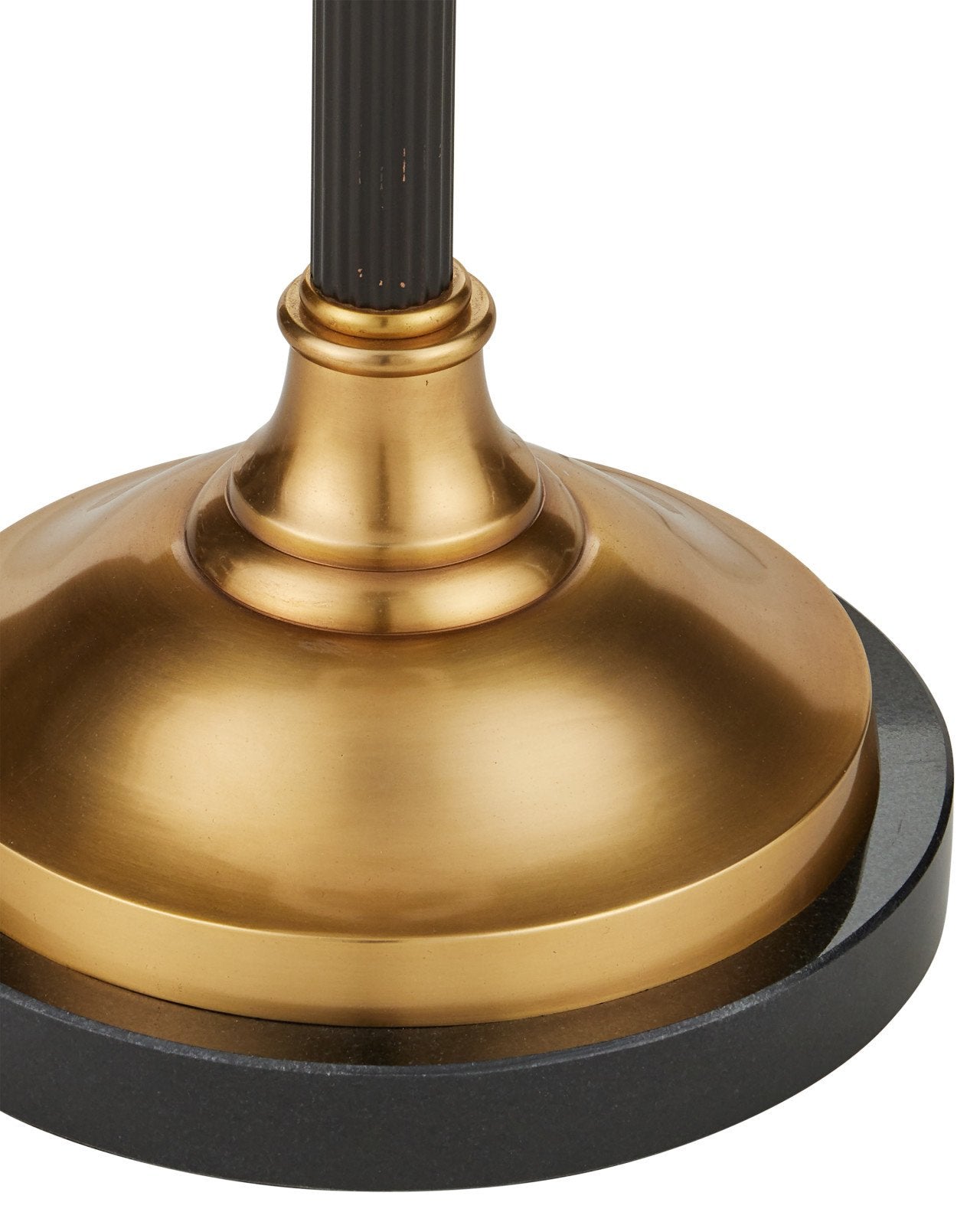 Currey & Company Haines Bronze And Vintage Brass Floor Lamp