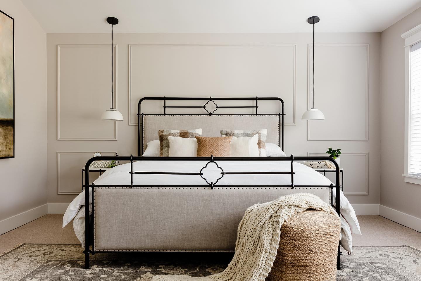 Surya Denton Hand Knitted Throw