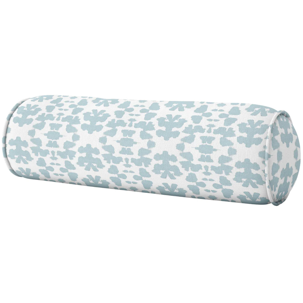 Laura Park Chintz Mist Round Bolster Pillow