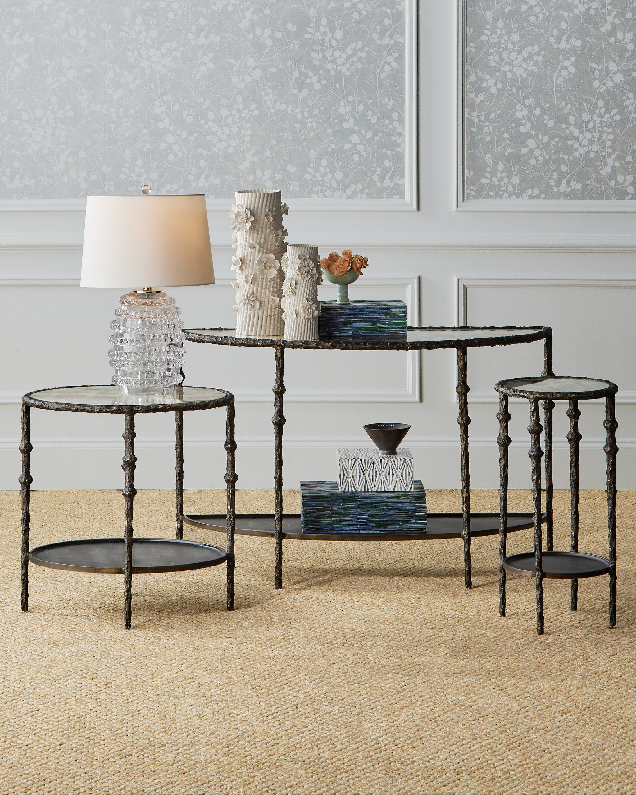 Currey & Company Spalzato Side Table