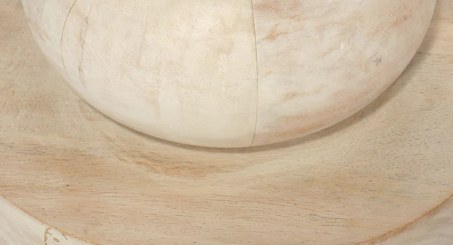 Jamie Young Augustine Floor Lamp, White Washed Wood