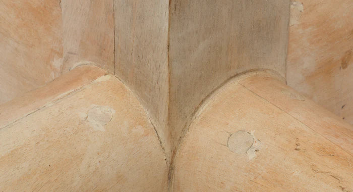 Jamie Young Charleston Floor Lamp, White Washed Wood