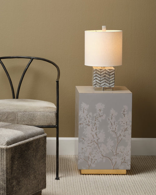 Jamie Young Garbo Mother Of Pearl Table Lamp