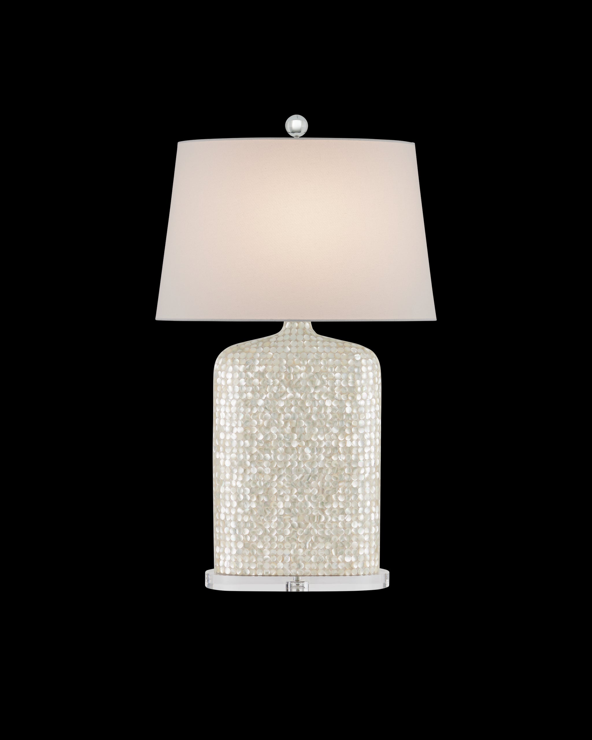 Currey & Company Gerri Dot Mother Of Pearl Table Lamp