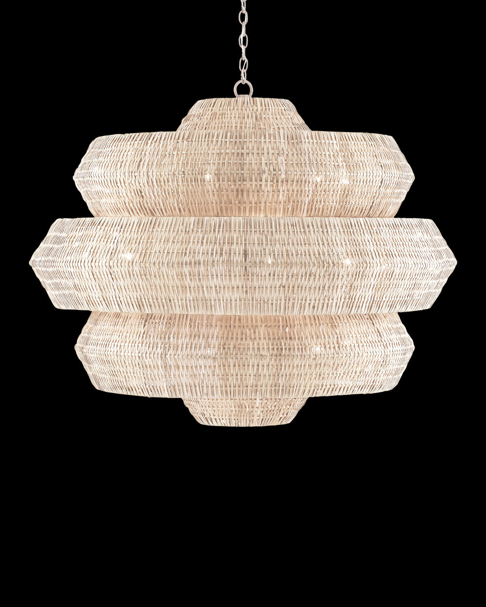 Currey & Company Antibes Grande White Chandelier