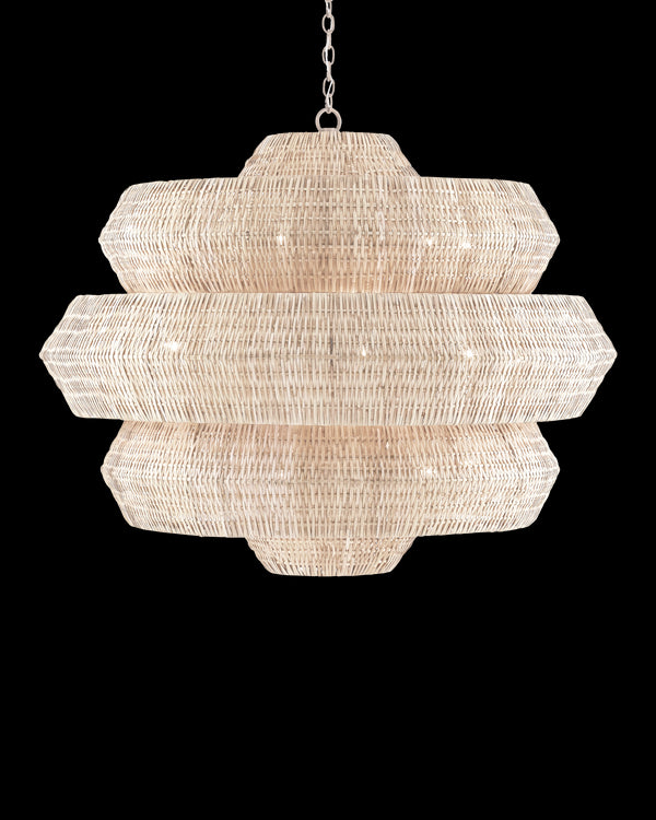 Currey & Company Antibes Grande White Chandelier